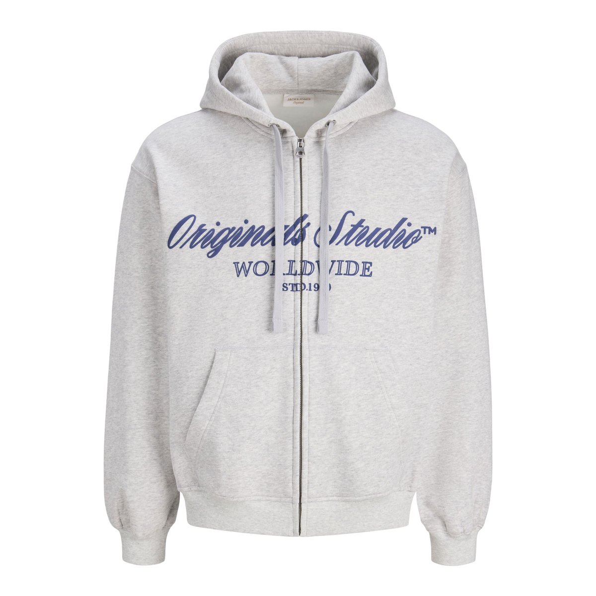 Sweat À Capuche white melange 1, JACK & JONES