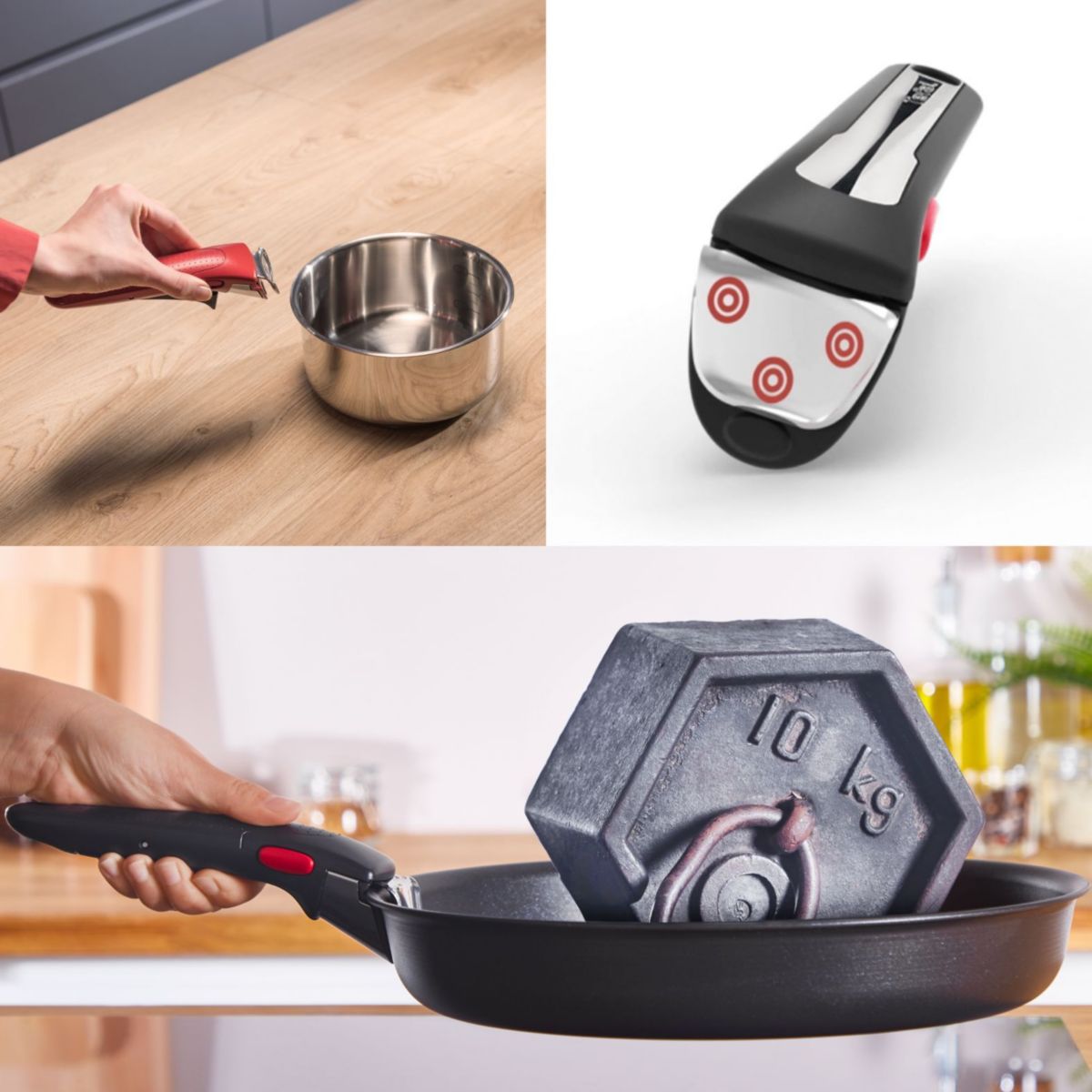 Batterie de cuisine Ingenio Cook Eat 15 pcs L881SF04 couleur unique, TEFAL