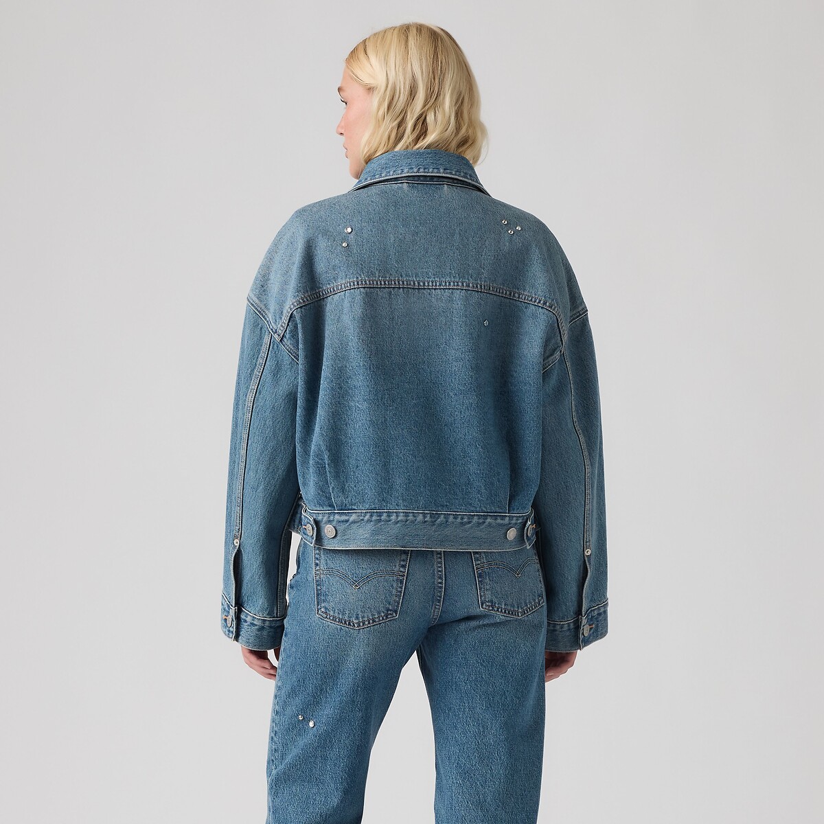 Veste denim Loose crop Trucker trip on drip trucker, LEVI'S