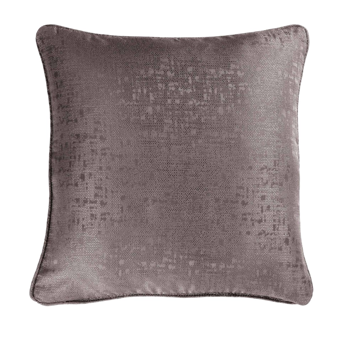 Coussin Passepoil Adamo Taupe 60 x 60 cm marron, EDEN