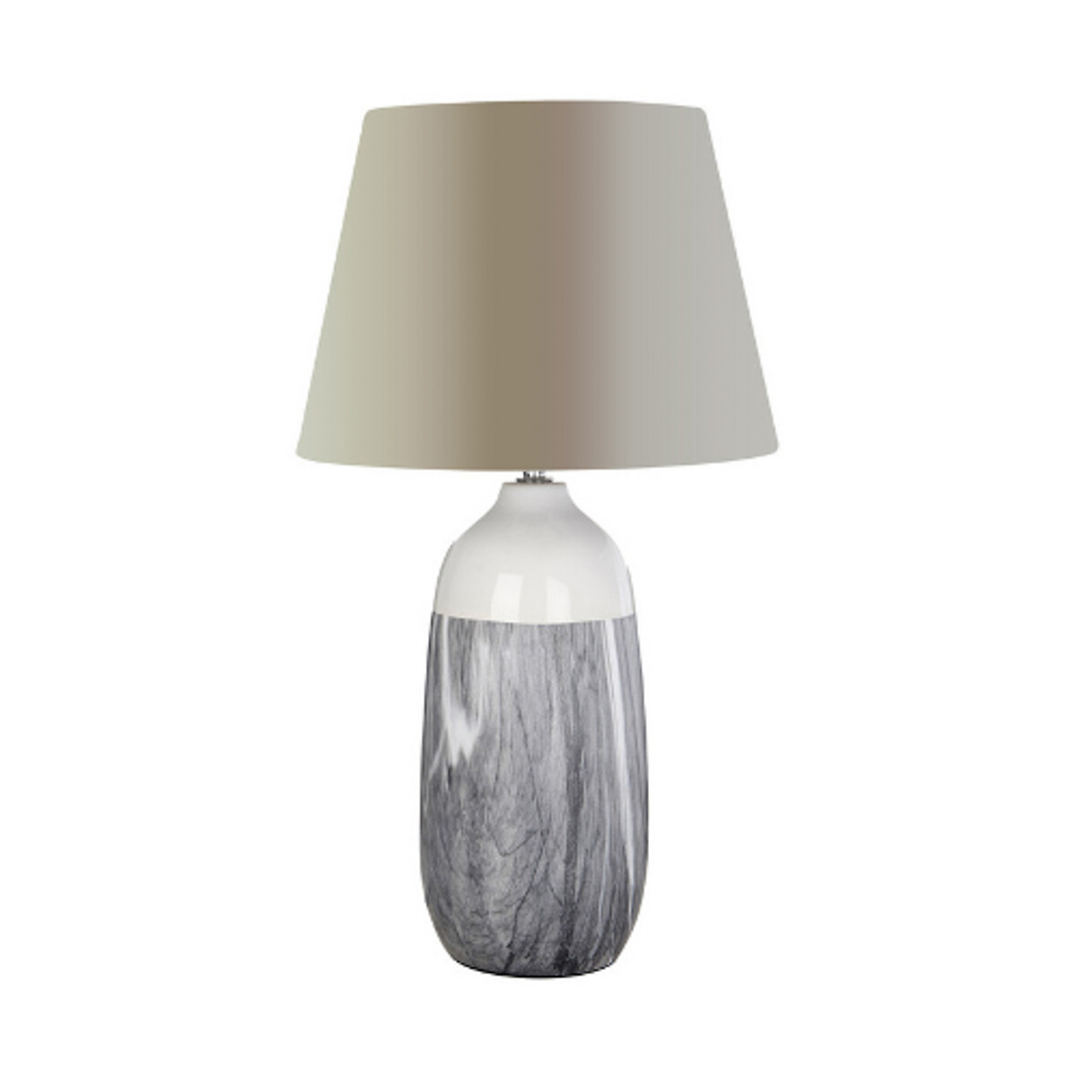 Waverley Marble Effect Ceramic Table Lamp in Grey grey, SO'HOME