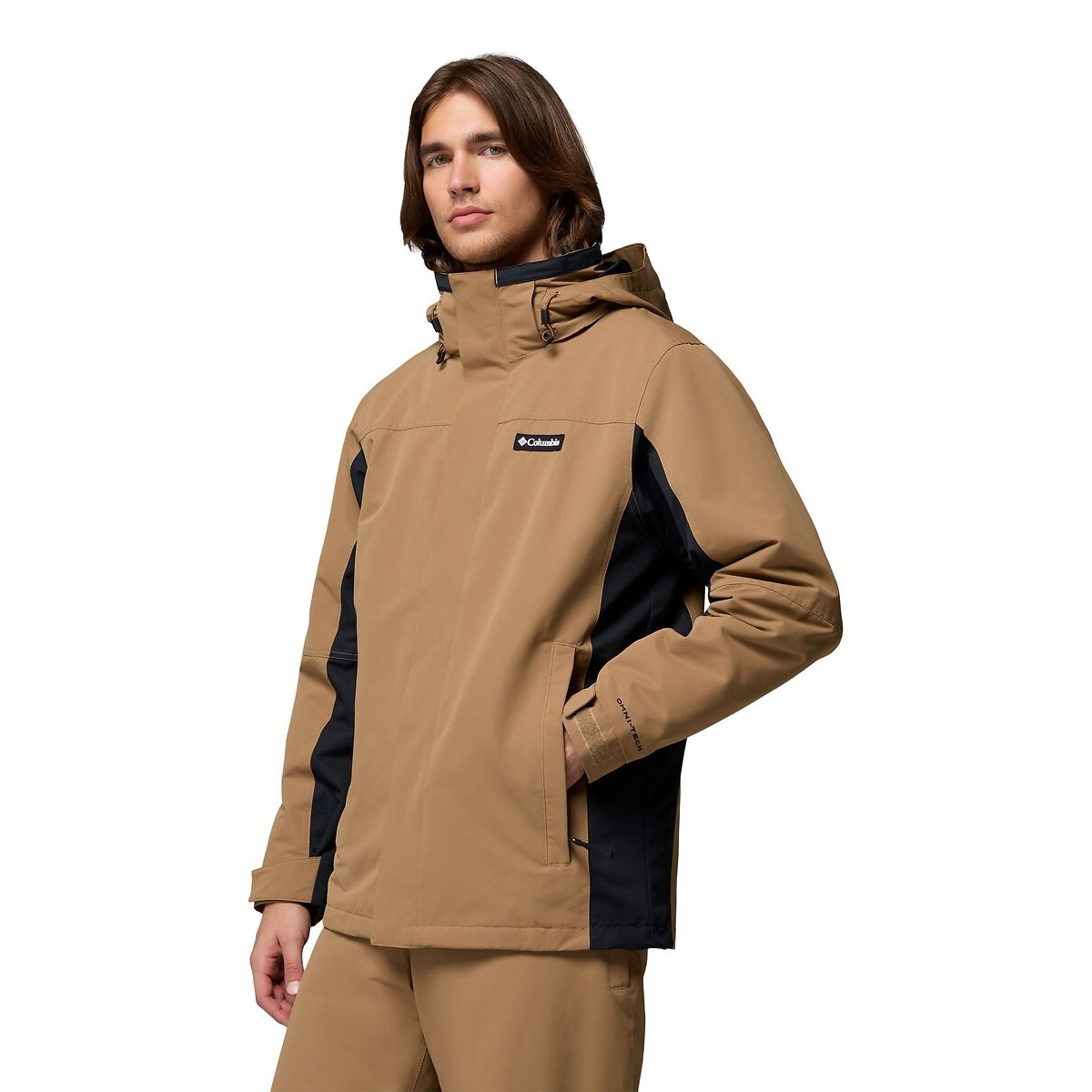 Manteau 3 en 1 avec polaire amovible marron/noir, COLUMBIA