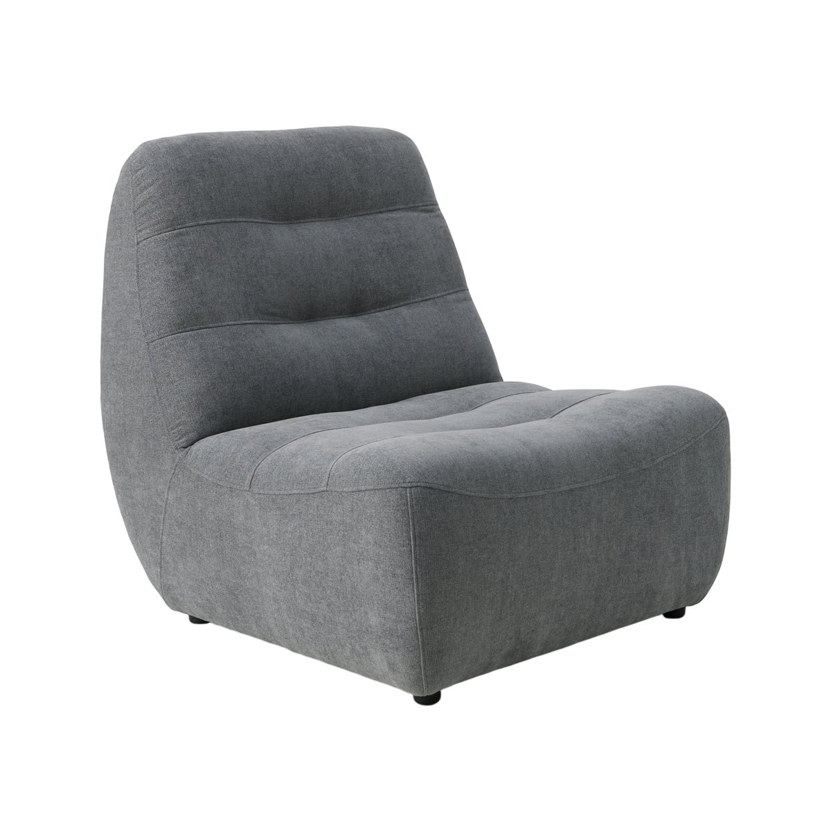 Fauteuil tissu - PHENIX gris, CAMIF