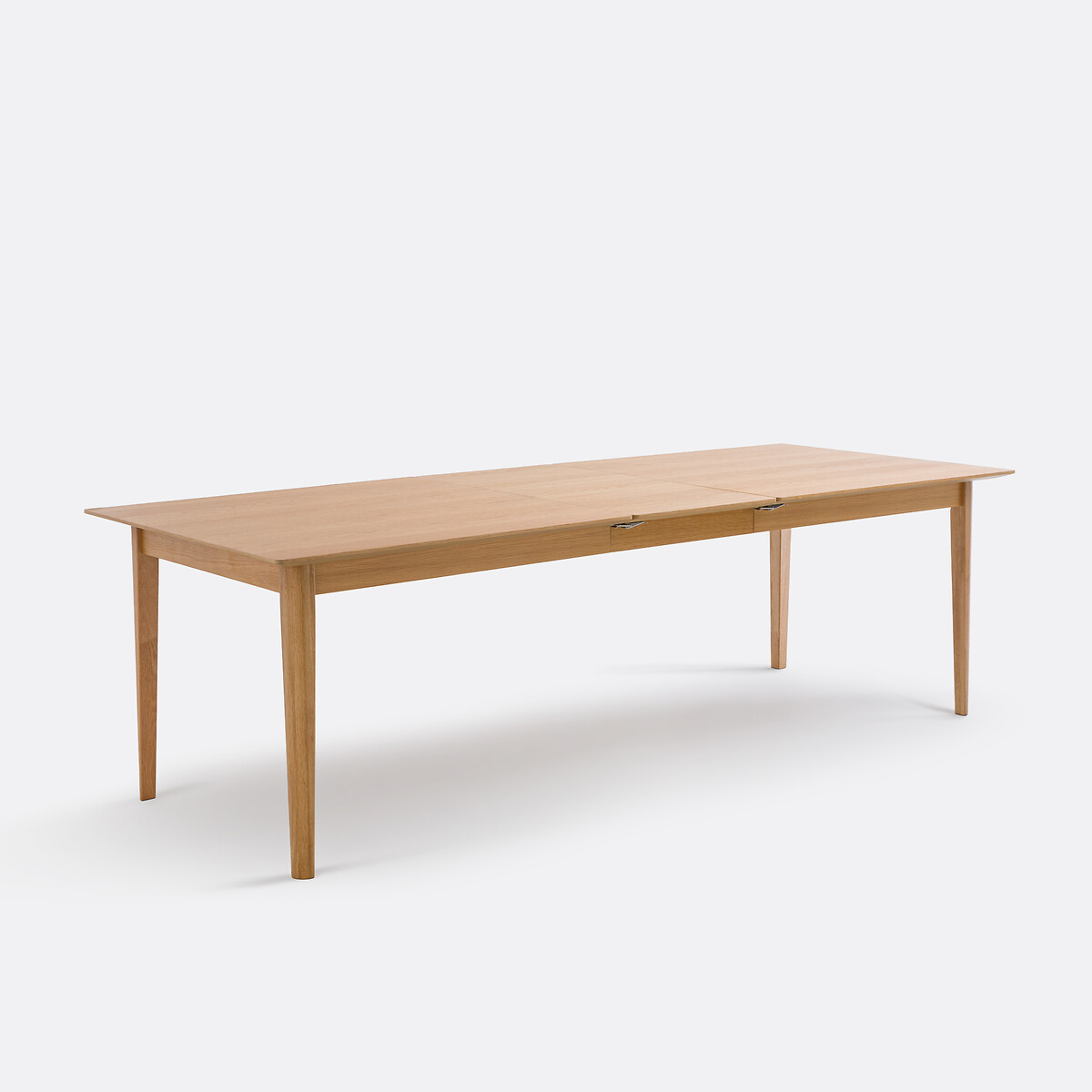 Table à manger, extensible, en plaqué chêne, 8 à 14 couverts, TIOGA coloris chêne, LA REDOUTE INTERIEURS