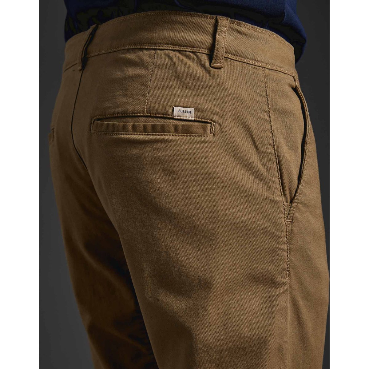 PANTALON CHINO TAUPE marron, PULLIN