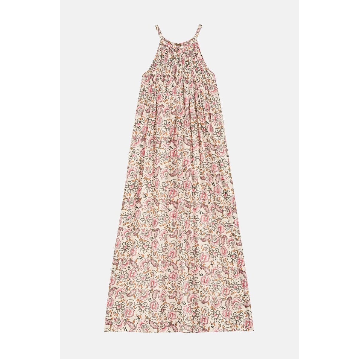 Marjorie Printed Sleeveless Maxi Dress pink print, LOUISE MISHA