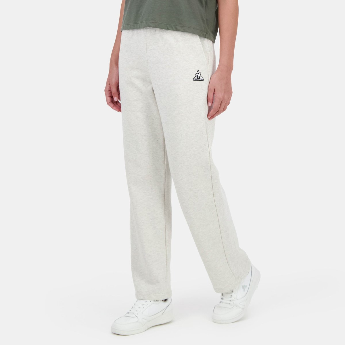 Pantalon Contemporain beige chiné clair, LE COQ SPORTIF
