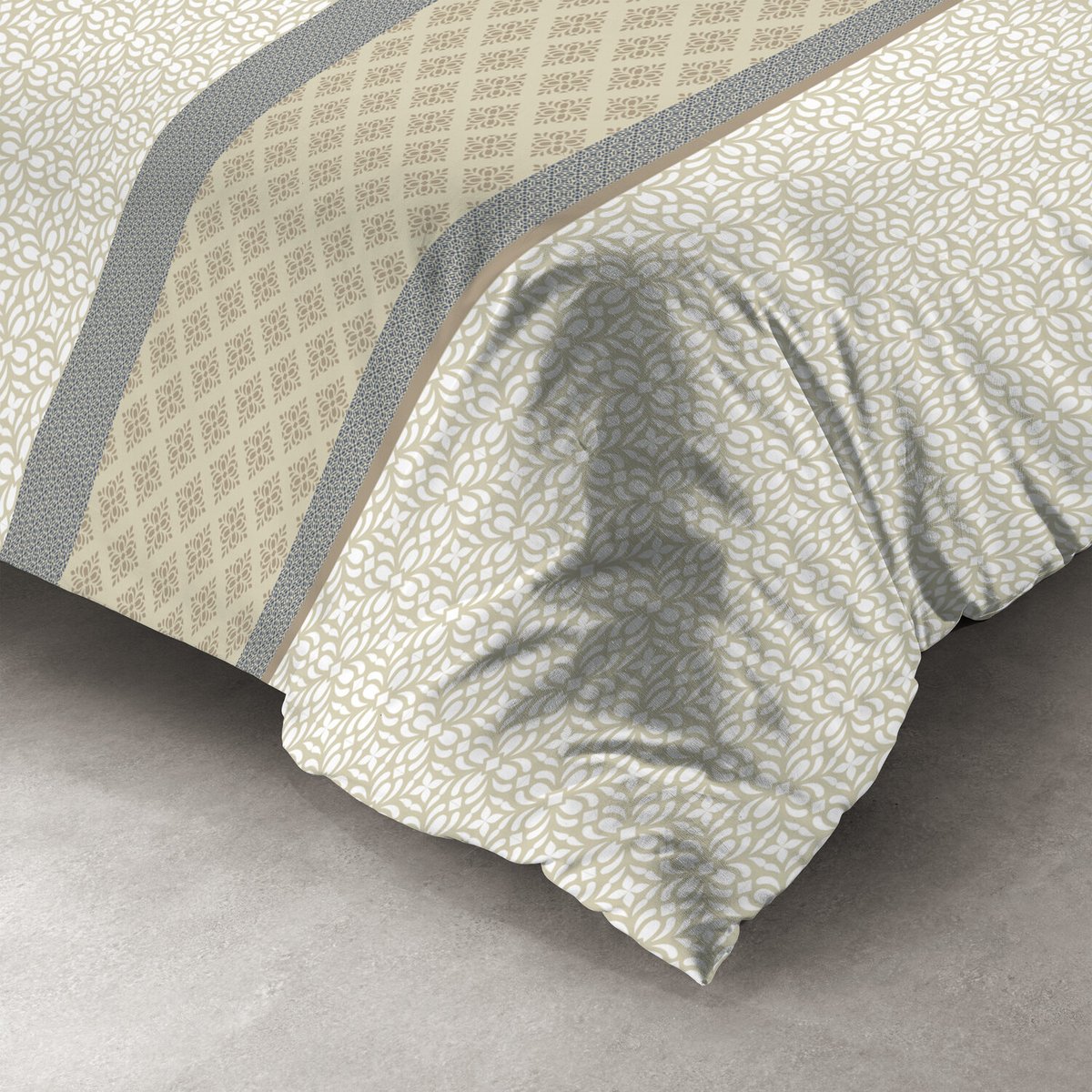 Parure housse de couette enfant + taie polyester, Sofra Naturel naturel, C DESIGN HOME TEXTILE