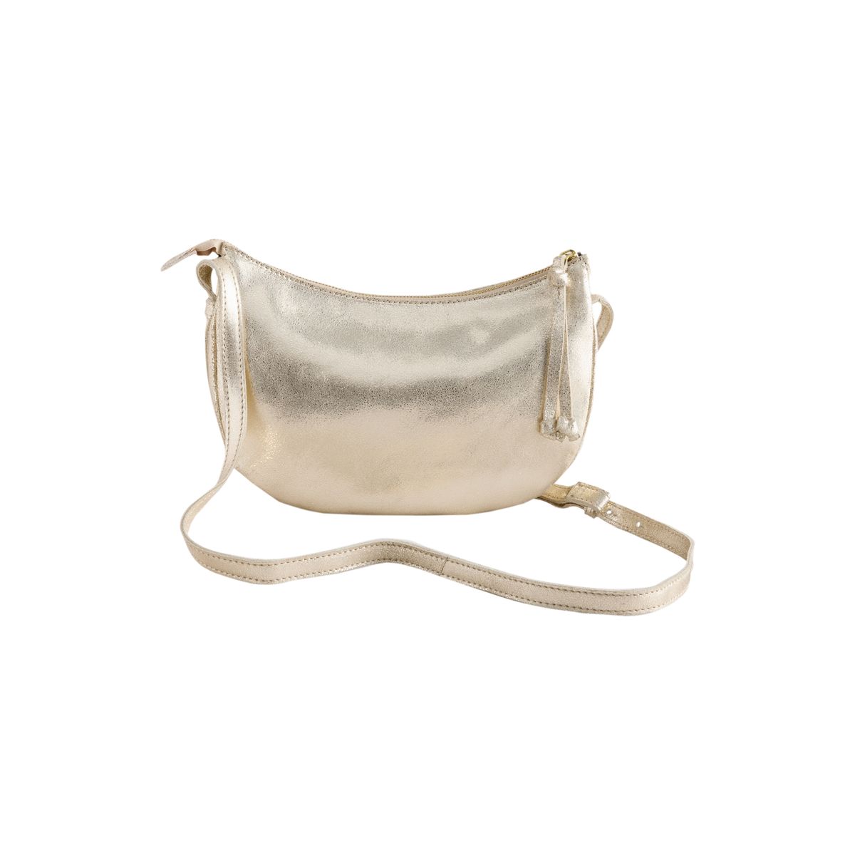Sac à bandoulière en cuir métallisées, NEXT