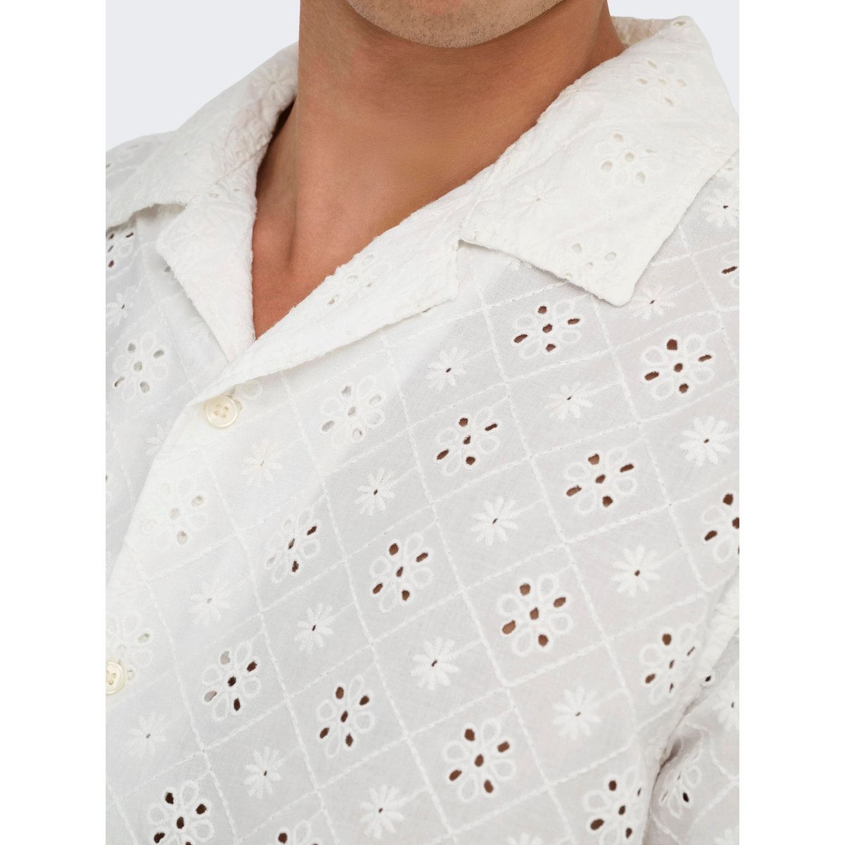 Chemise cloud dancer, ONLY & SONS