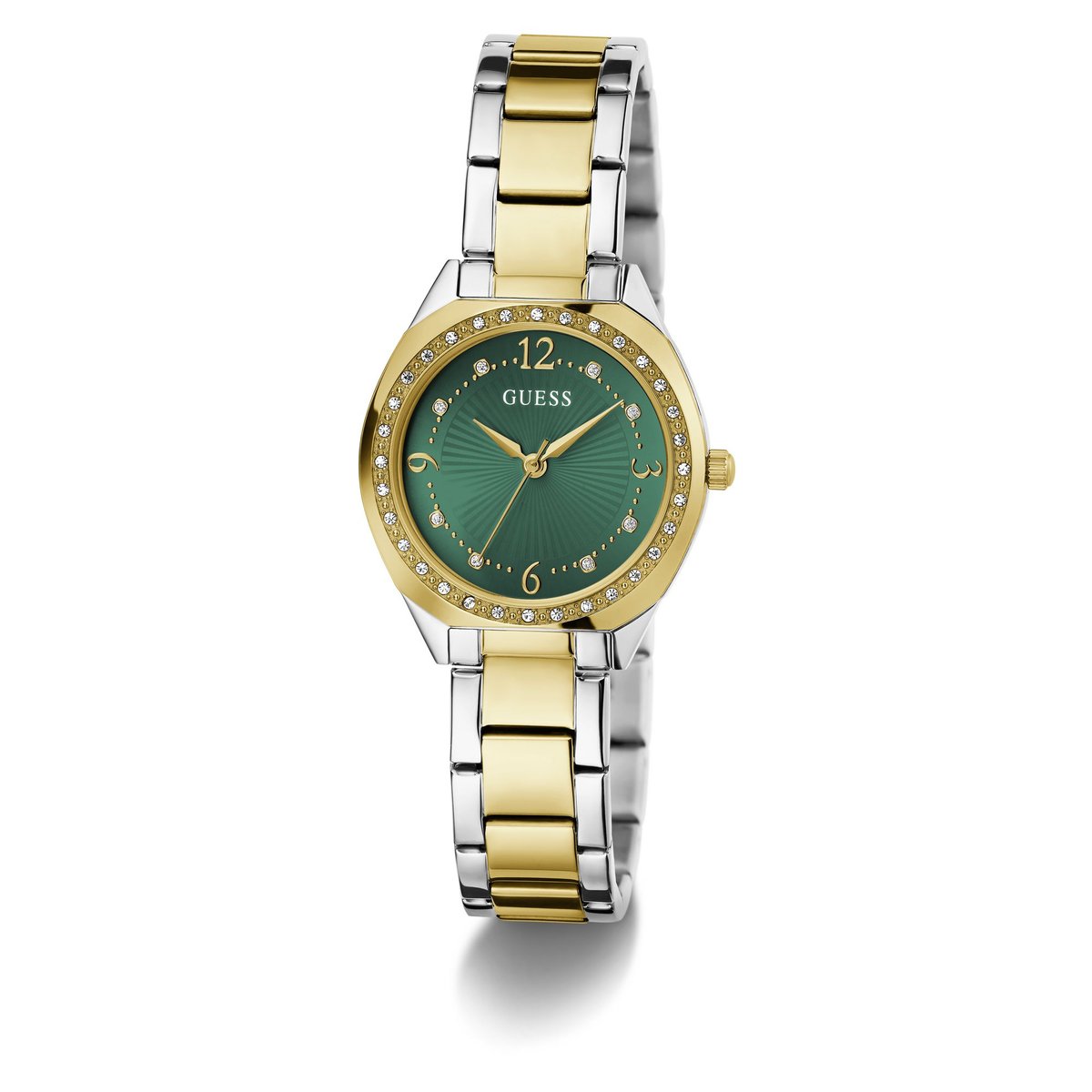 Montre Analogique CHARLOTTE argenté vert argenté, GUESS