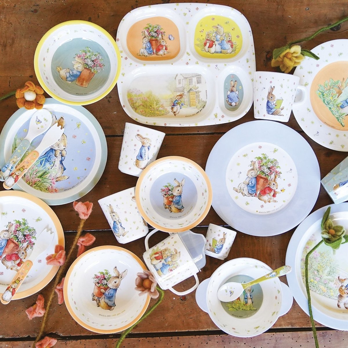 Coffret repas multicolore, PETIT JOUR PARIS