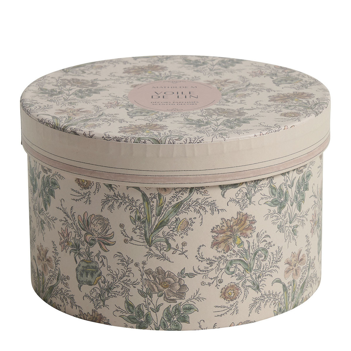 Coffret de 5 décors parfumés - Voile de Lin blanc, MATHILDE M