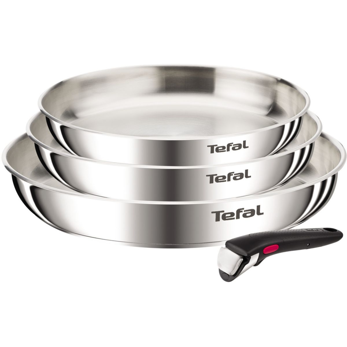 Batterie de cuisine Ingenio Emotion 4pcs couleur unique, TEFAL