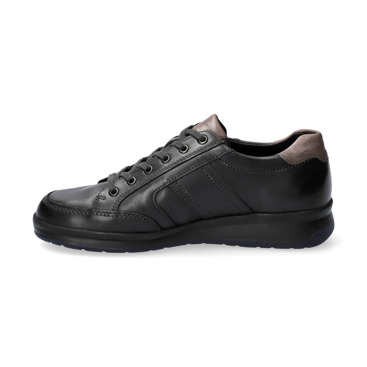 Baskets en cuir LISANDRO W noir 5135, MEPHISTO