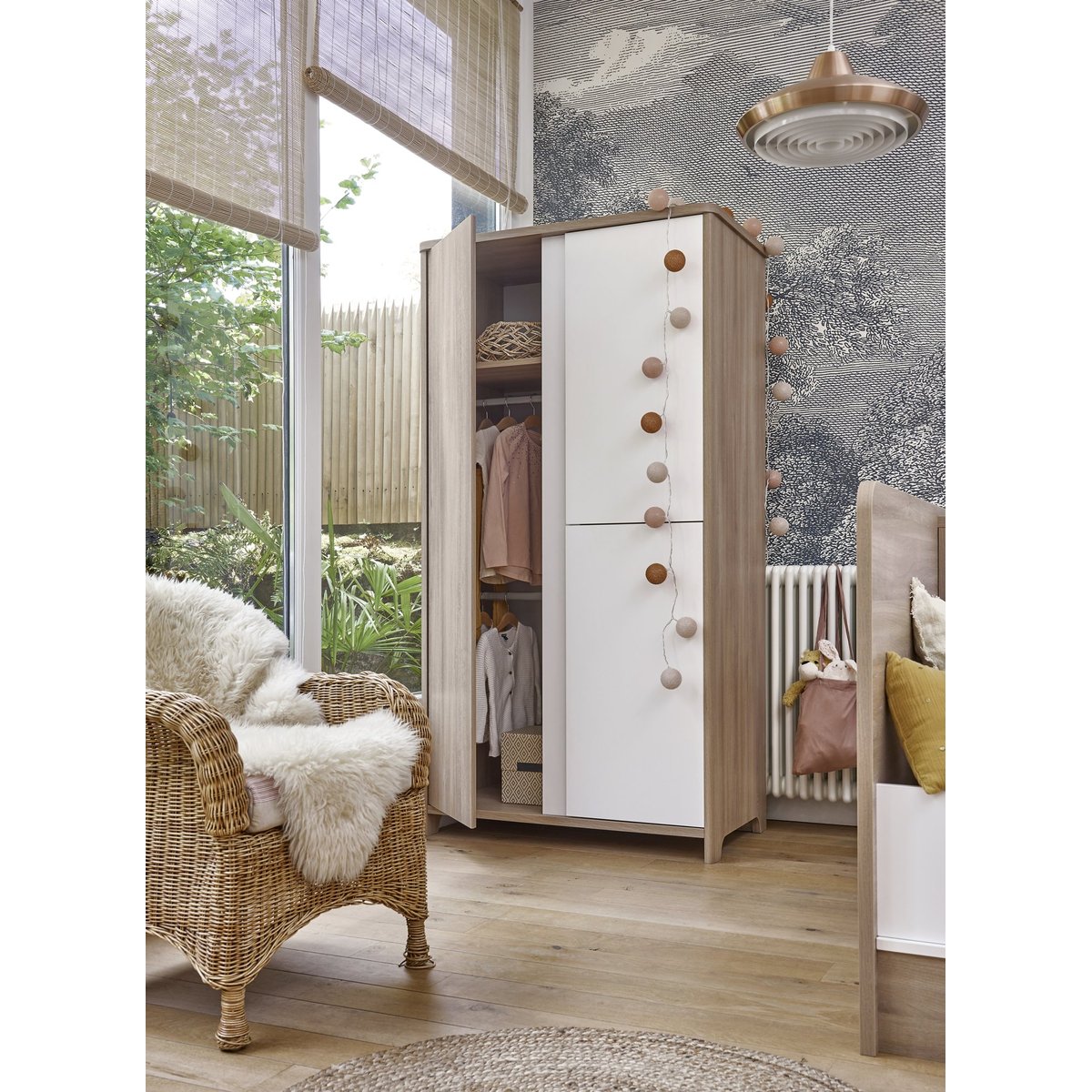 Armoire  3 portes SACHA beige, GALIPETTE