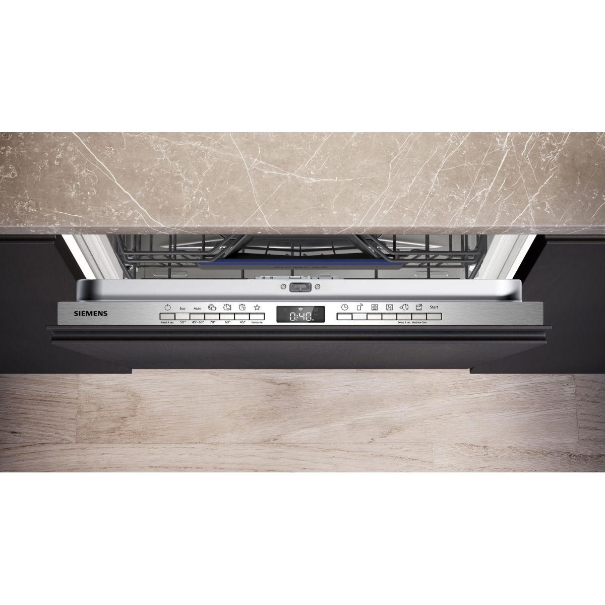 Lave vaisselle encastrable SN63EX22CE, iQ300, Silence Plus couleur unique, SIEMENS