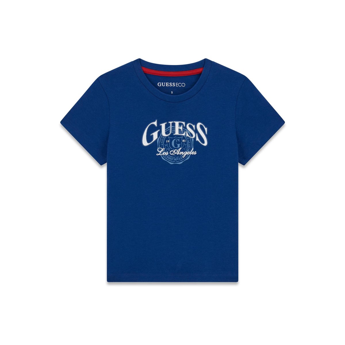 T-Shirt À Logo Imprimé bleu, GUESS KIDS