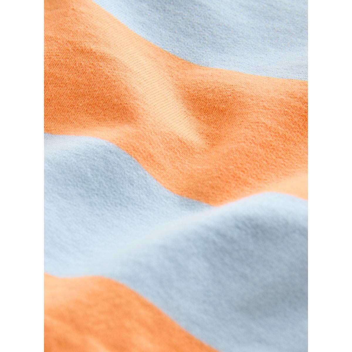 Sweat ras du cou imprimé sur l’ensemble rayures orange et bleues, NEXT