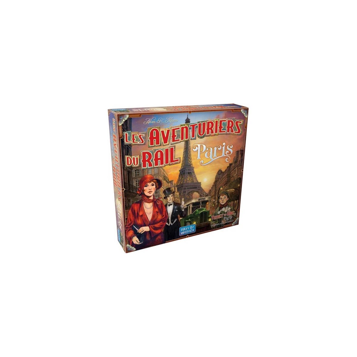 Les aventuriers du rail - Paris couleur unique, ASMODEE