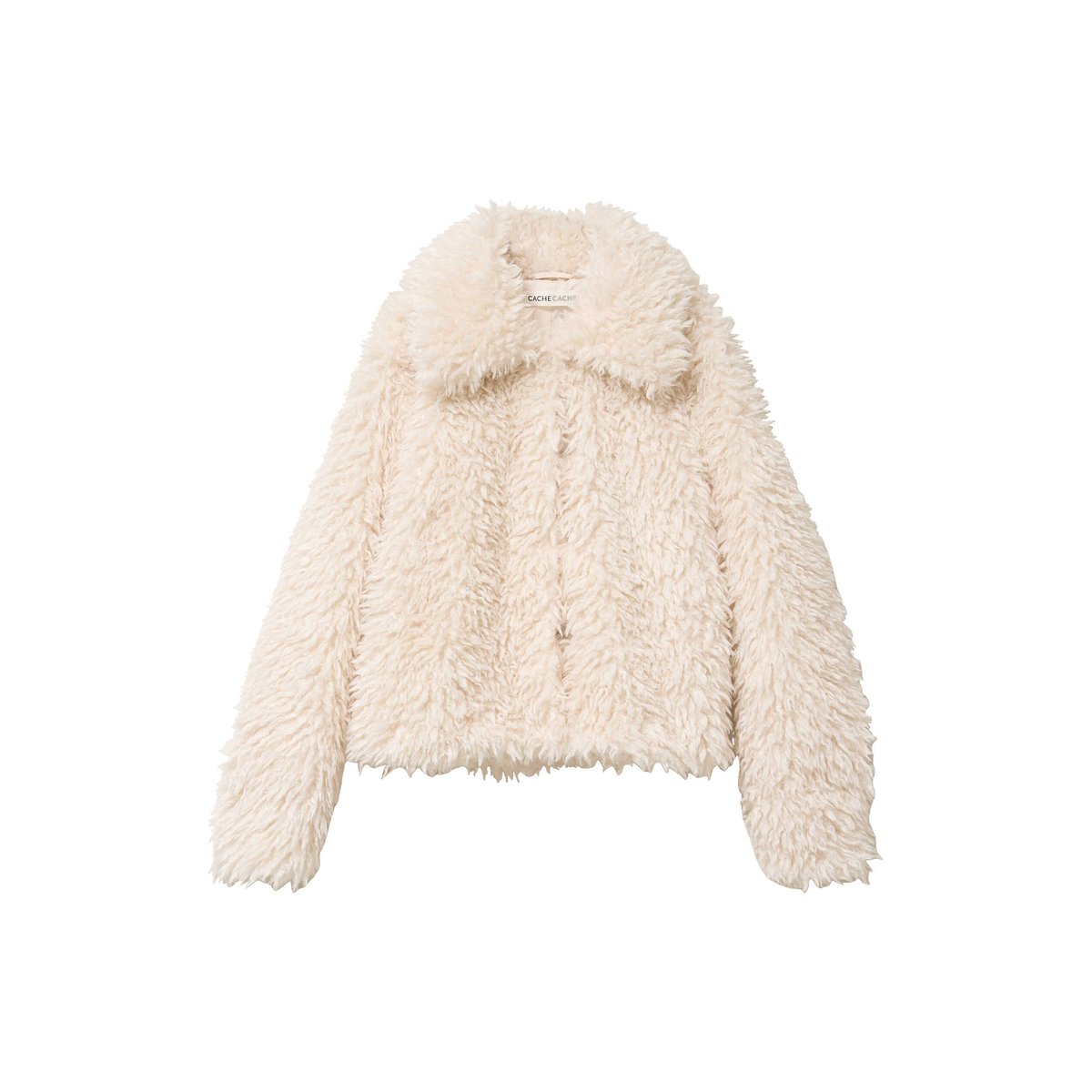 Veste chaude inspiration de Mongolie ecru, CACHE CACHE