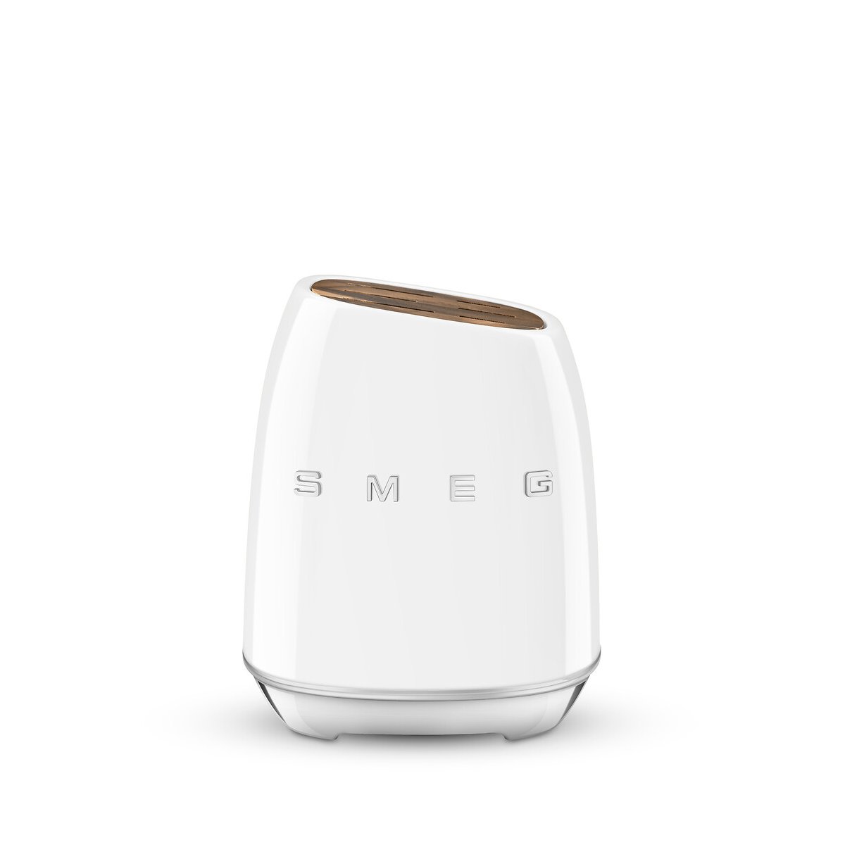 Bloc de 6 couteaux multi-usages blanc, SMEG