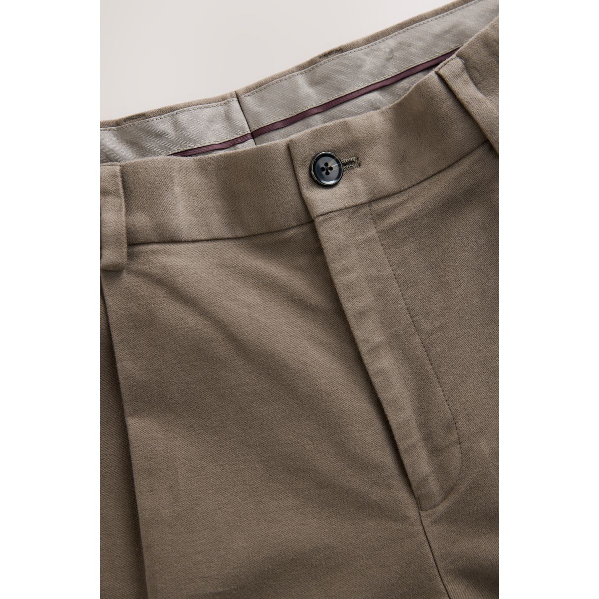 Pantalon chino habillé standard marron champignon, NEXT