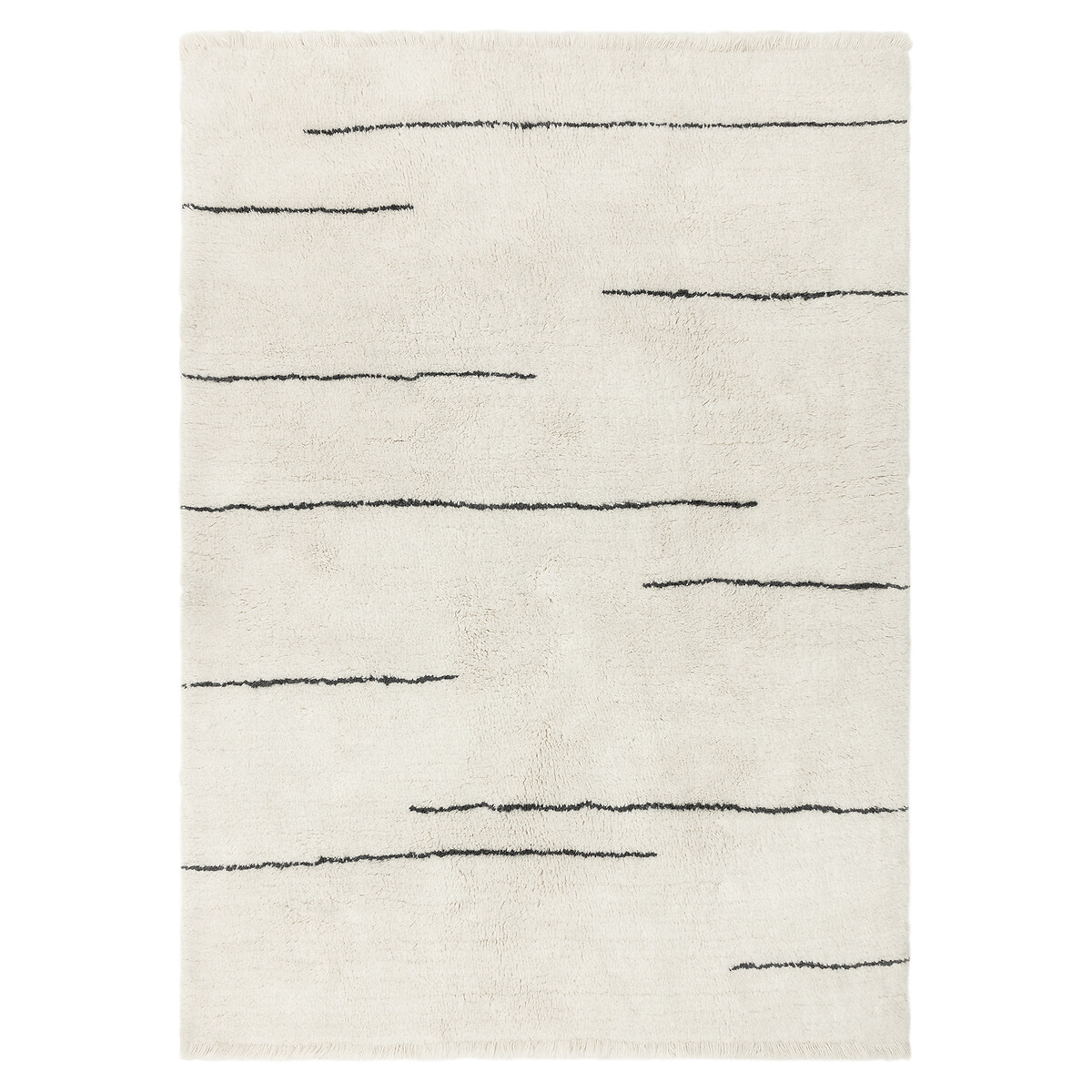 Azera Washable Berber Dash Rug cream, SO'HOME