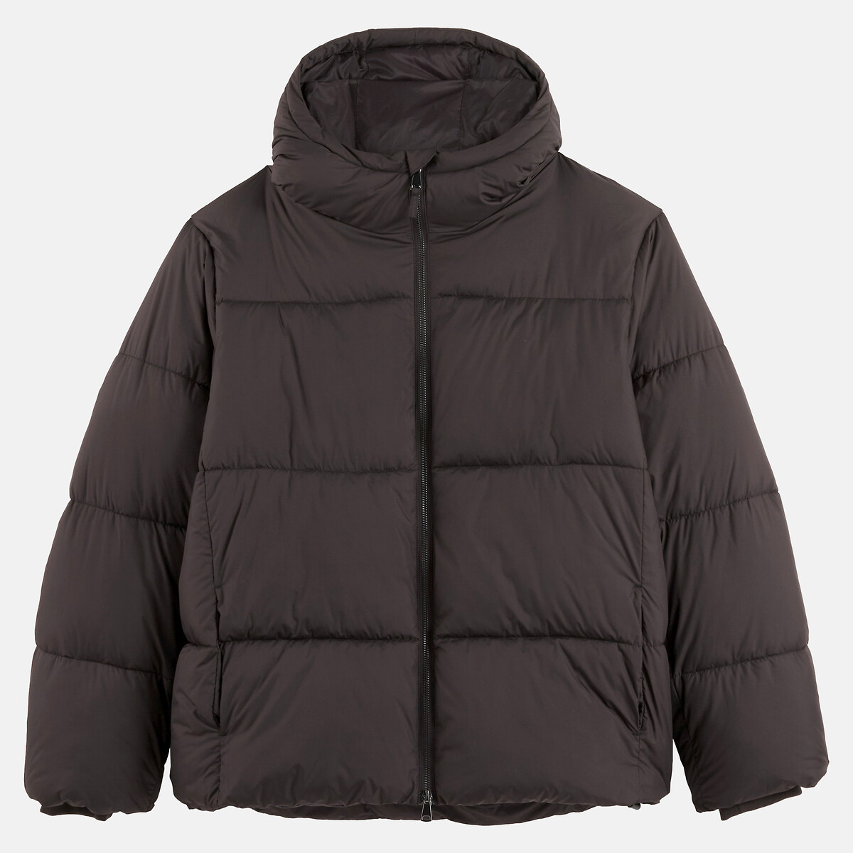 Doudoune courte, mi-saison marron foncé, LA REDOUTE COLLECTIONS