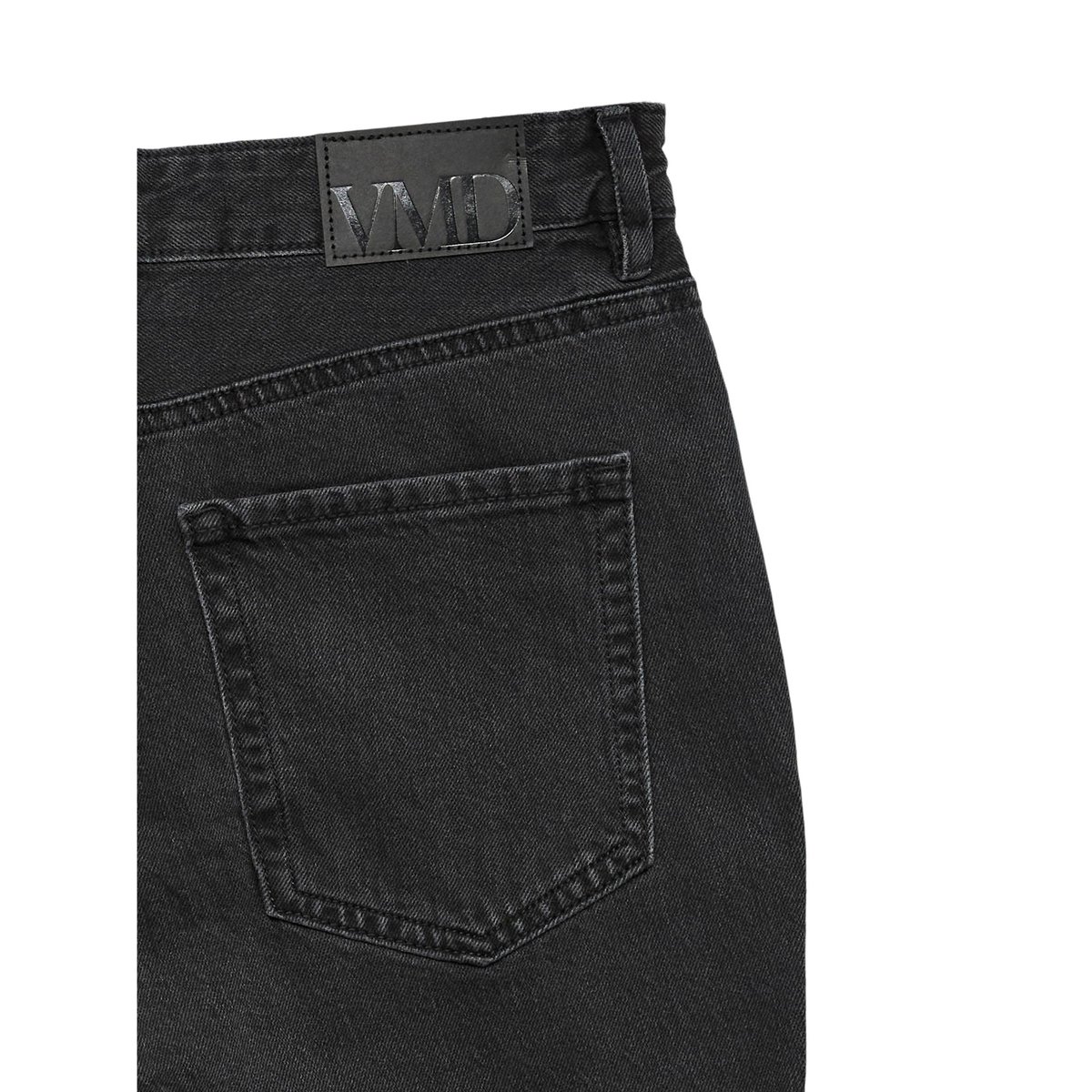 Jean Coupe Droite black denim 1, VERO MODA