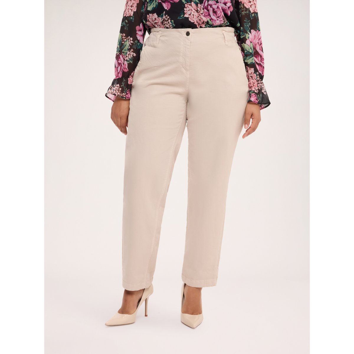 Pantalon Balloon beige, FIORELLA RUBINO