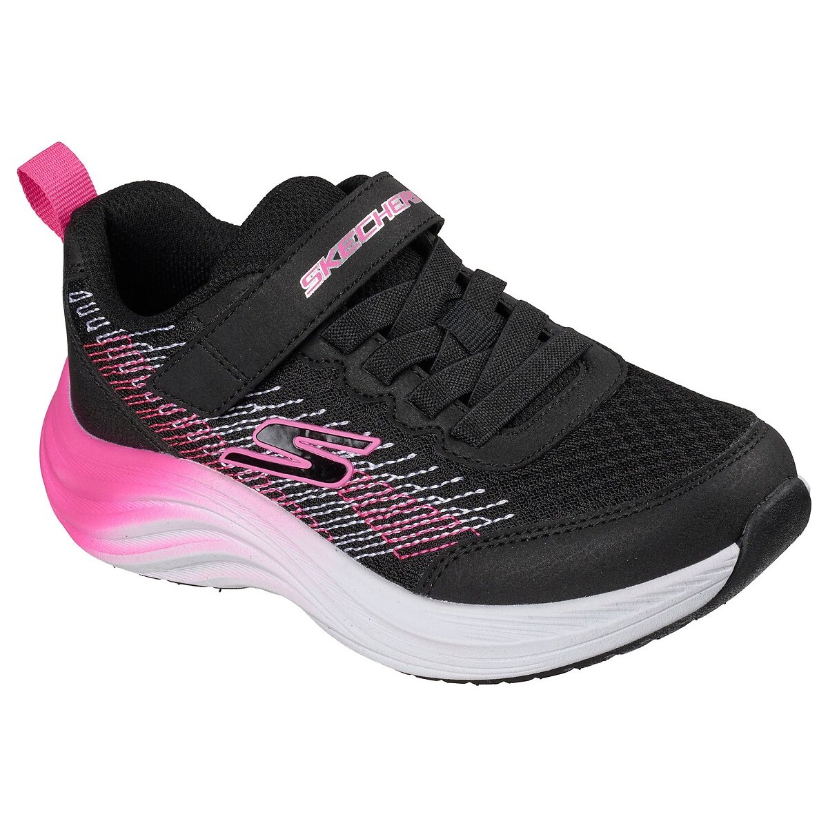 Baskets ELITE SPORT PULSE noir/rose, SKECHERS