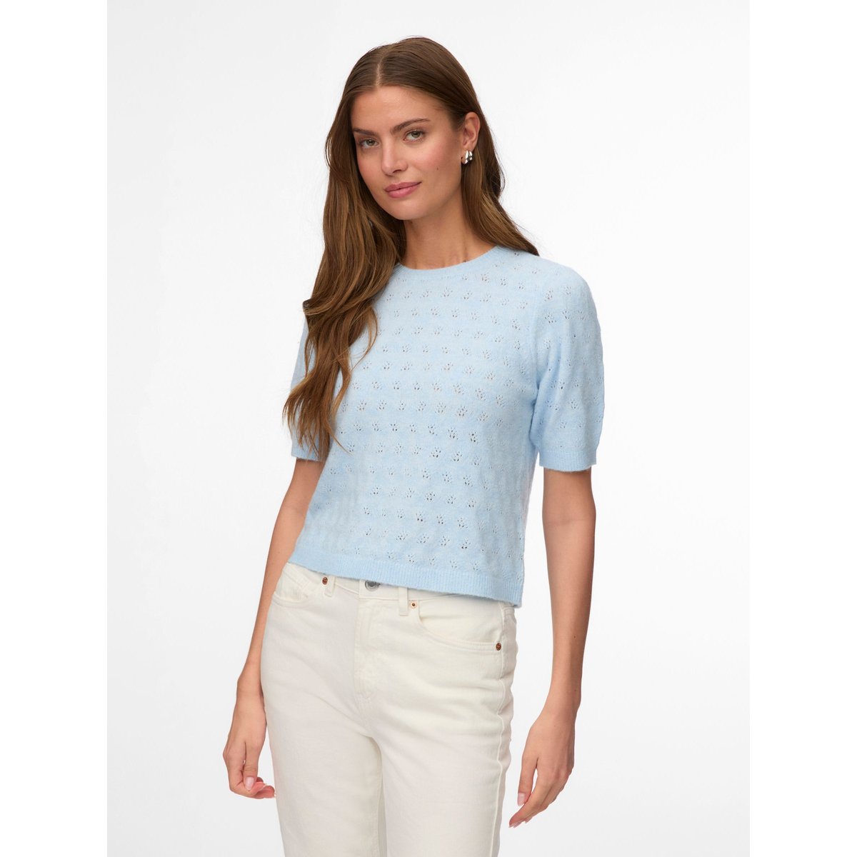 Pull En Maille cashmere blue 1, VERO MODA