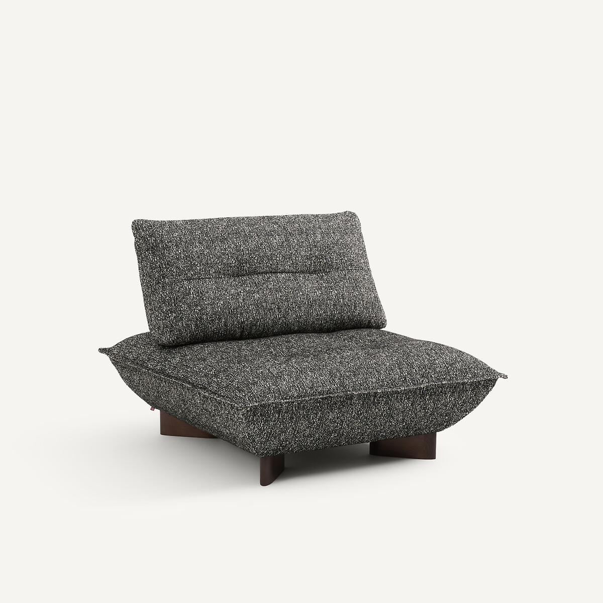 Chauffeuse modulable, en bouclette, KAORI noir, AM.PM