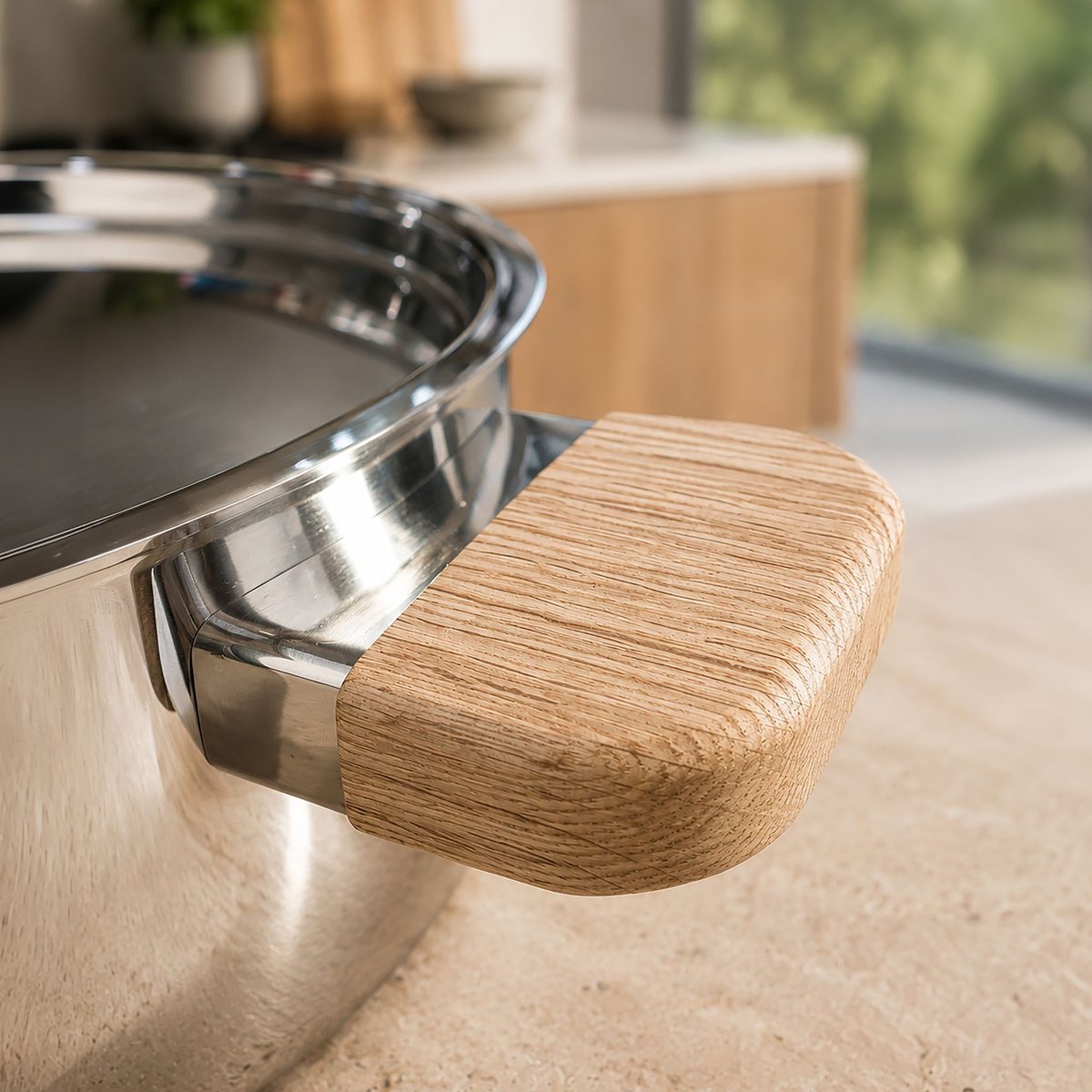 Faitout 24cm en acier inoxydable, ECTOR inox-naturel, OGO LIVING