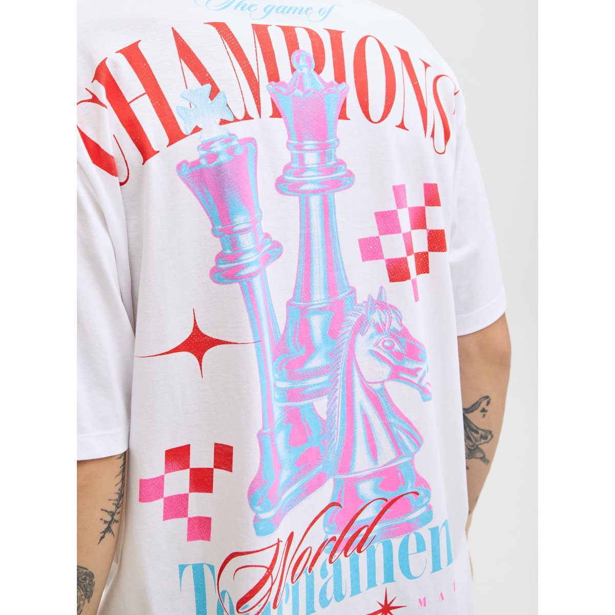 T-Shirt bright white, JACK & JONES