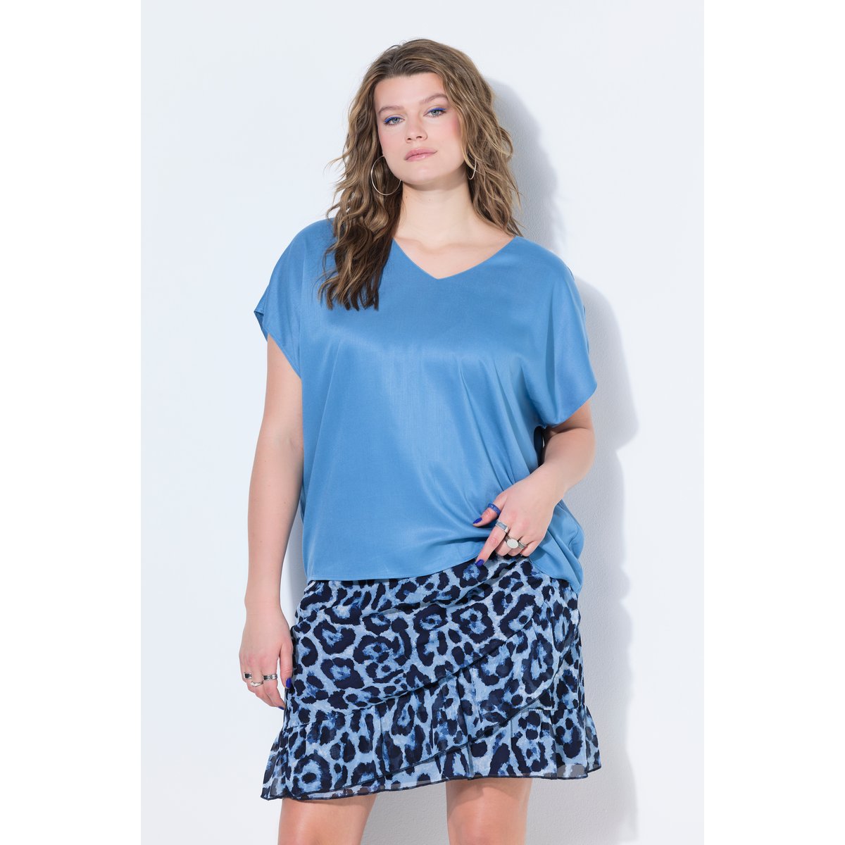 Blouse oversize bleu alpin, STUDIO UNTOLD