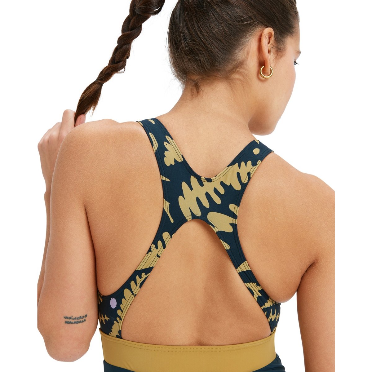 Maillot de bain une pièce. noir anthracite big flowers, ROXY