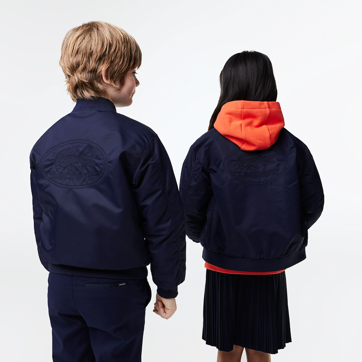 Logo Jacket navy blue, LACOSTE