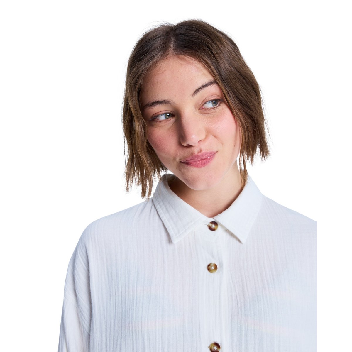 Chemise manches longues MORNING SHINE. blanc coconut milk, ROXY