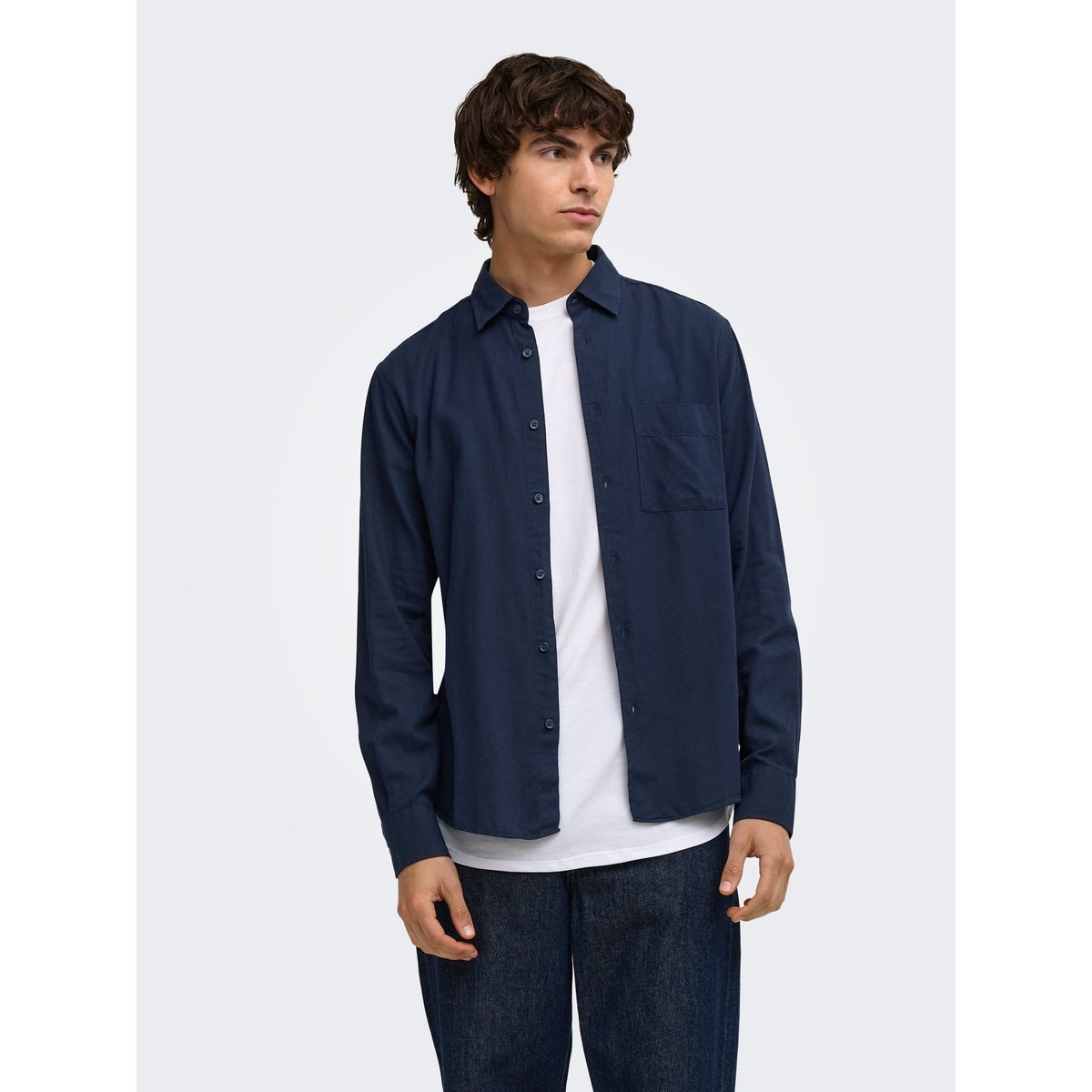 Chemise black iris 1, ONLY & SONS