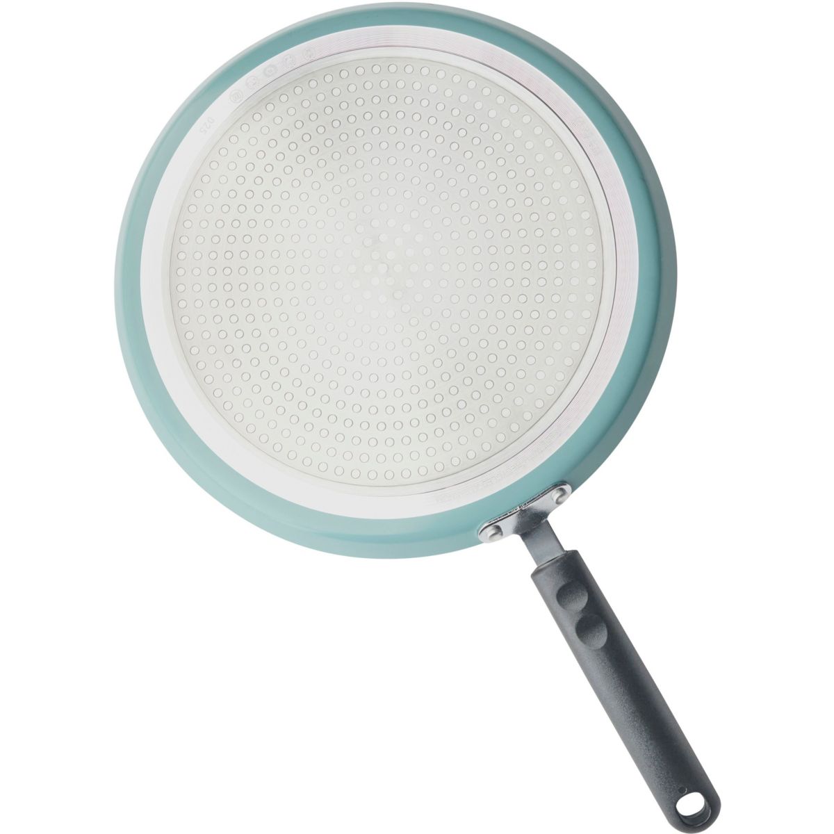 Crêpière céramique 28cm vert couleur unique, ESSENTIEL B