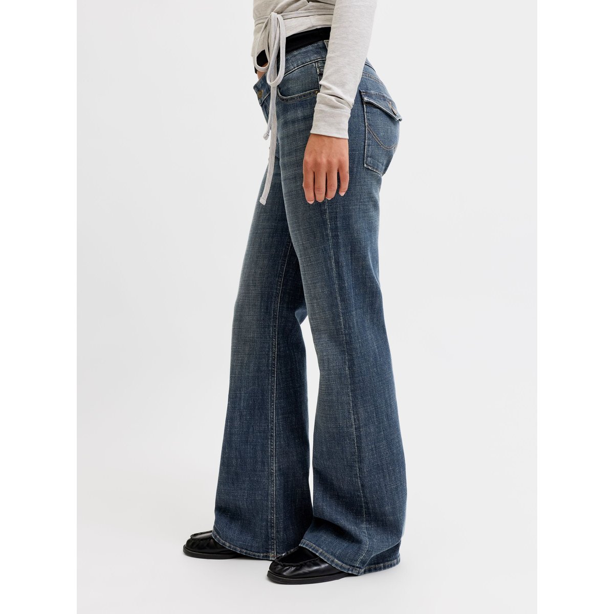 Jean Coupe Évasée blue denim, JJXX