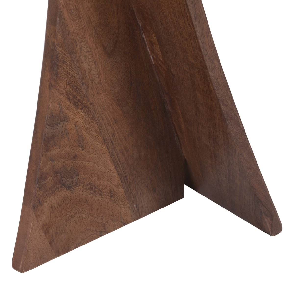Table d'appoint, bois de manguier foncé, PATNA noyer, NORDLYS