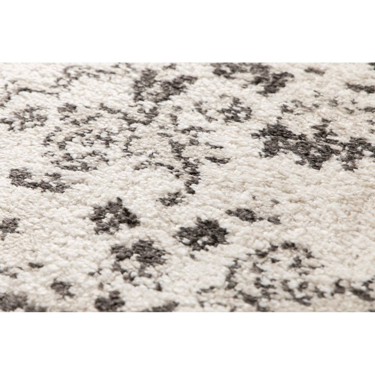 Tapis doux en relief haut-bas ESMA gris minéral, AFK LIVING