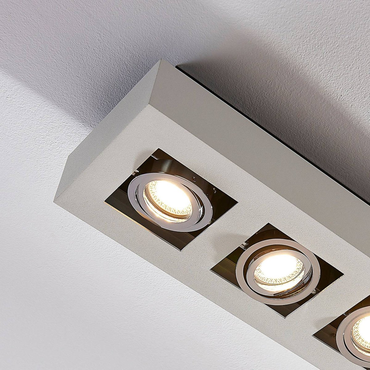 Spot en aluminium moderne, Vince blanc, ARCCHIO