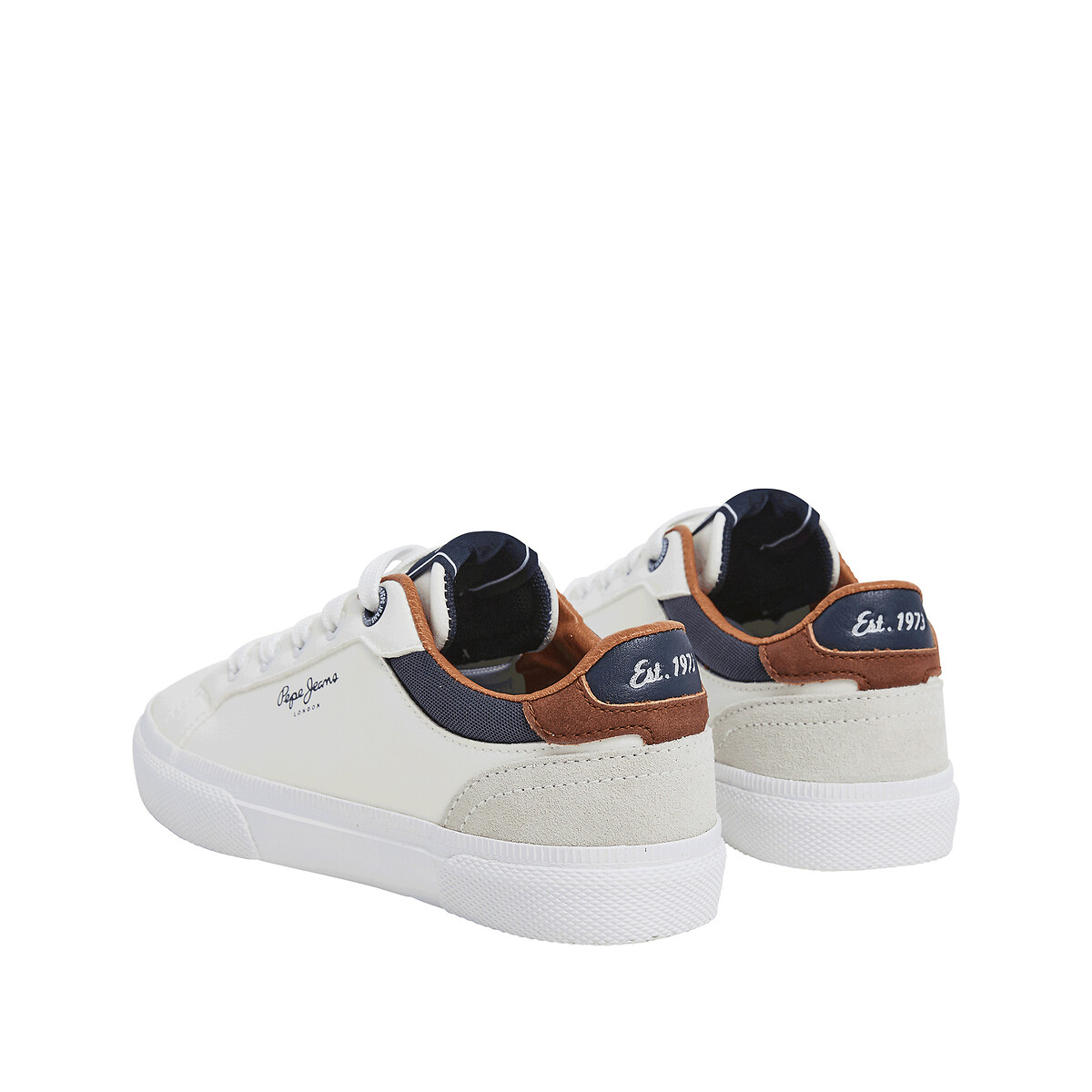 Baskets Kenton Court blanc, PEPE JEANS