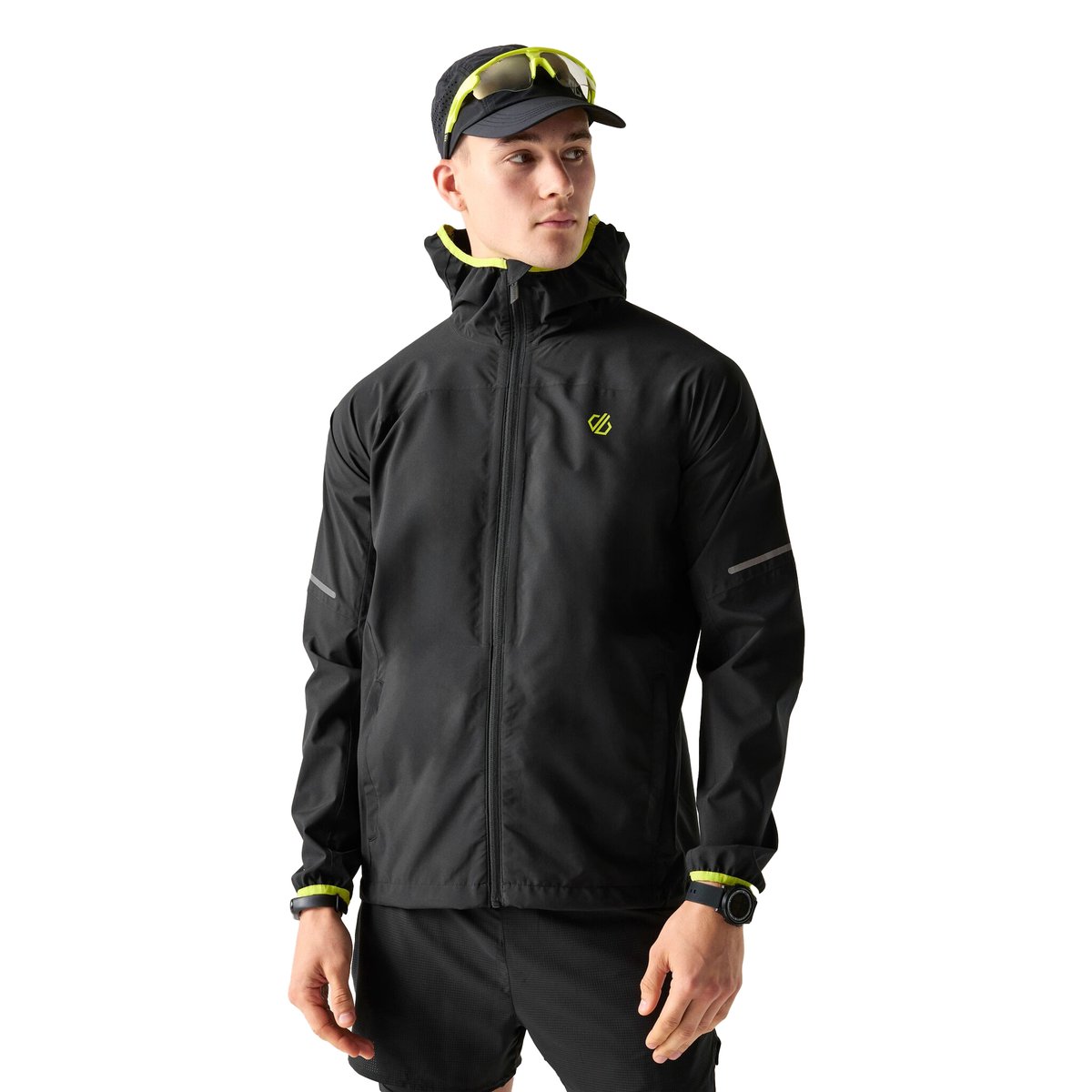 Veste imperméable légère à capuche noir, DARE 2B