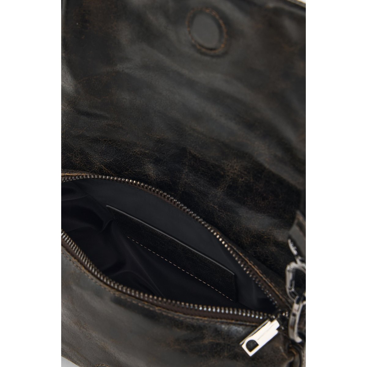 Petit sac matelassé marron, DESIGUAL