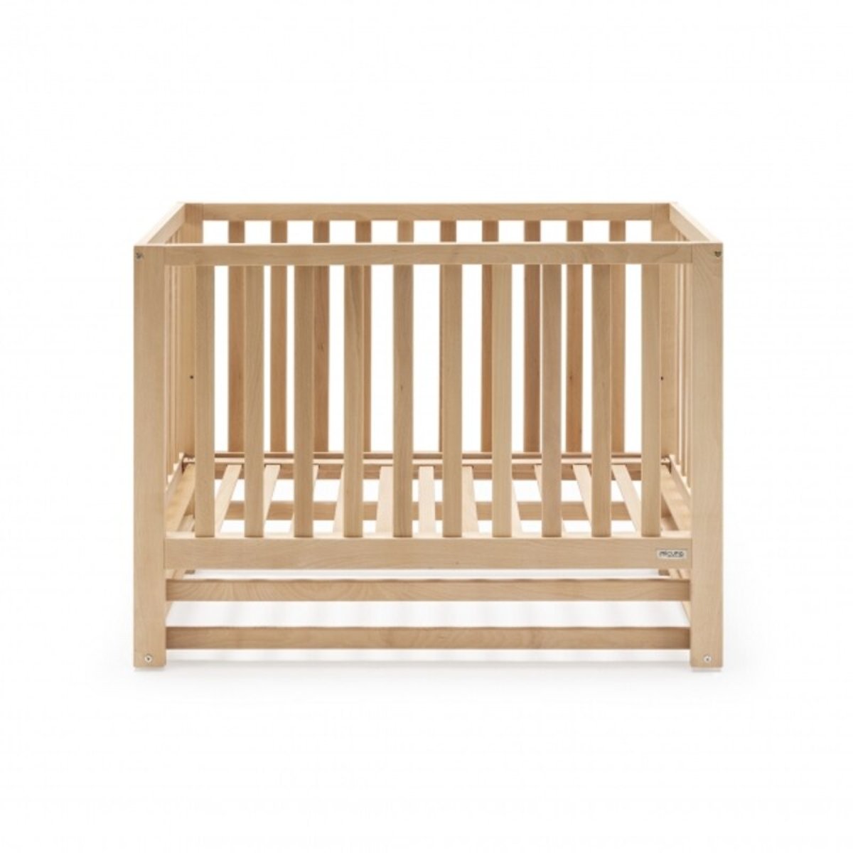 Lit Bébé Annie Balance Cire Naturelle couleur unique, MICUNA